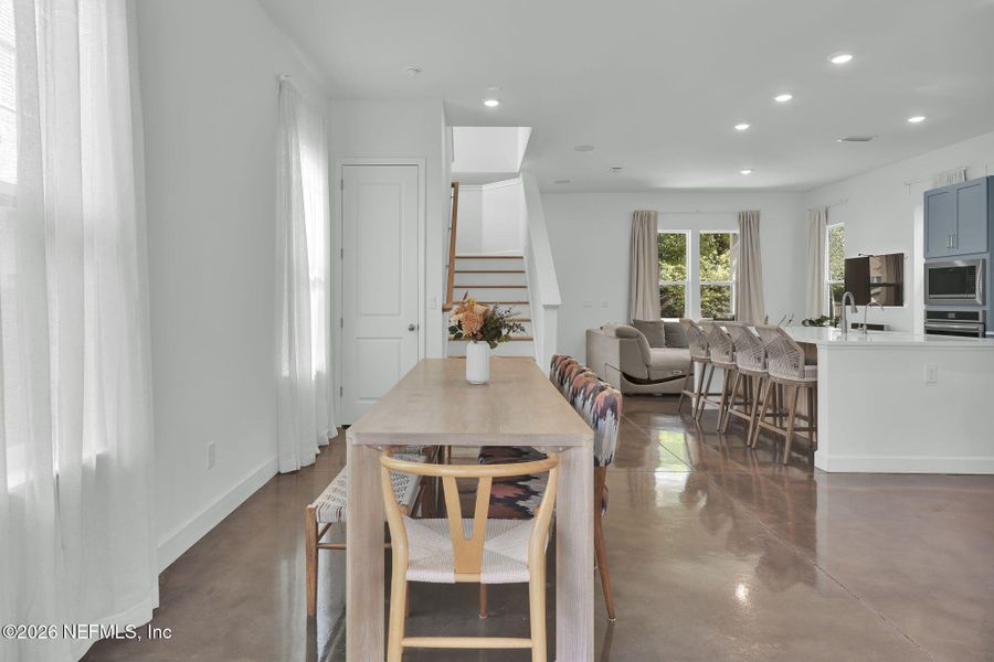 Furnished interior view inside a new home in , Jacksonville (Image 11).