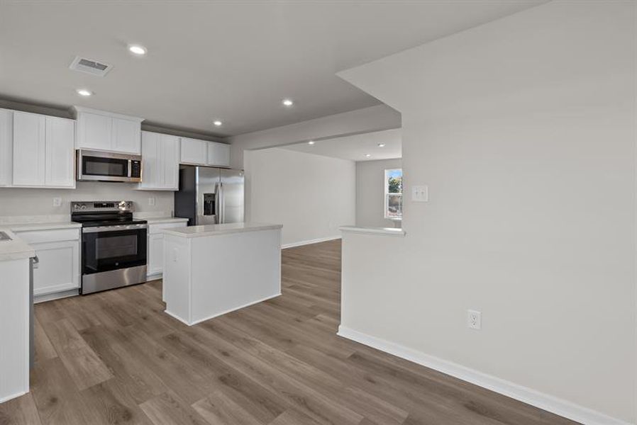 Furnished interior view inside a new home in South Mills Towns, South Mills (Image 5).