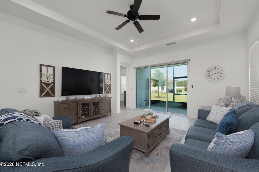 Furnished interior view inside a new home in , St. Augustine (Image 12).