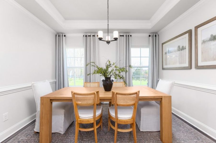 Furnished interior view inside a new home in Avondale, Greensboro (Image 40).
