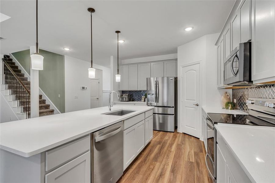 Furnished interior view inside a new home in , Fort Worth (Image 7). Furnished interior view inside a new home in , Fort Worth (Image 7).