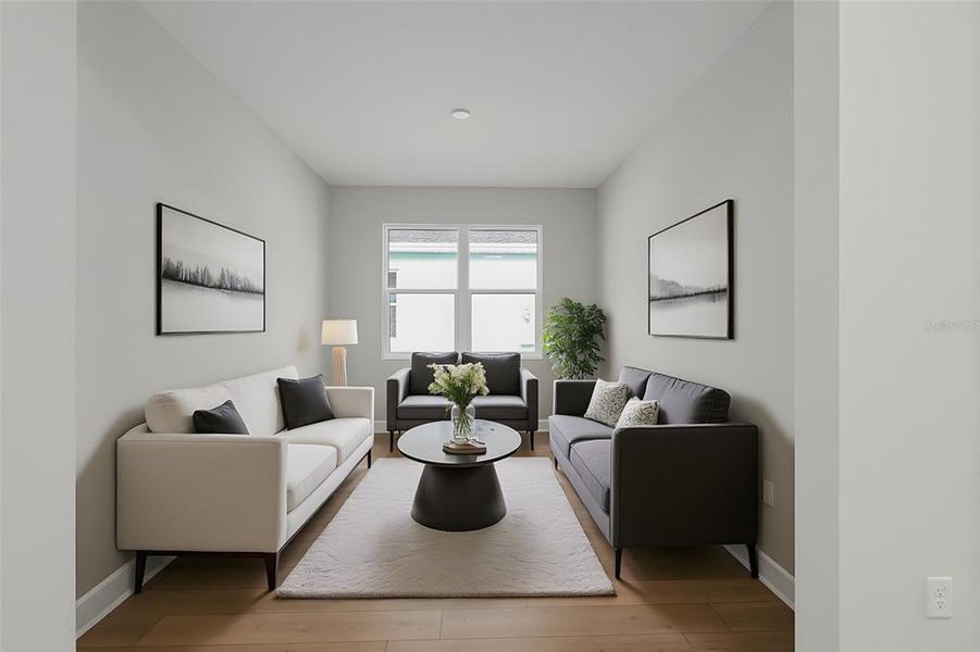 Furnished interior view inside a new home in Cresswind at Lake Harris, Tavares (Image 5).