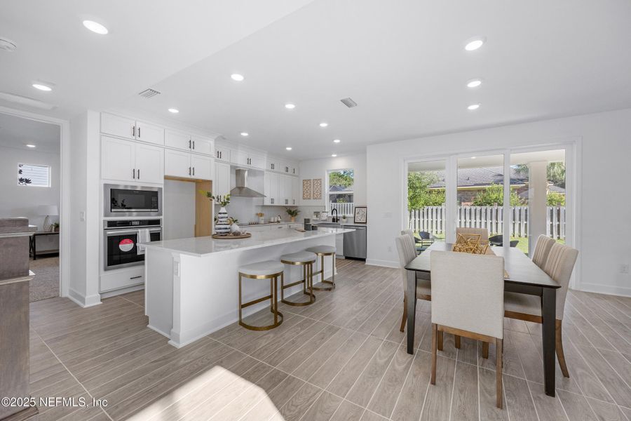 Furnished interior view inside a new home in , Jacksonville (Image 9). Furnished interior view inside a new home in , Jacksonville (Image 9).