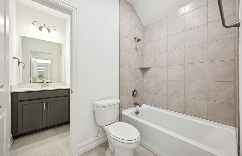 Jack and jill bath on second floor Jack and jill bath on second floor