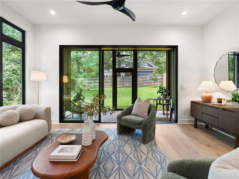 Furnished interior view inside a new home in , Decatur (Image 43).