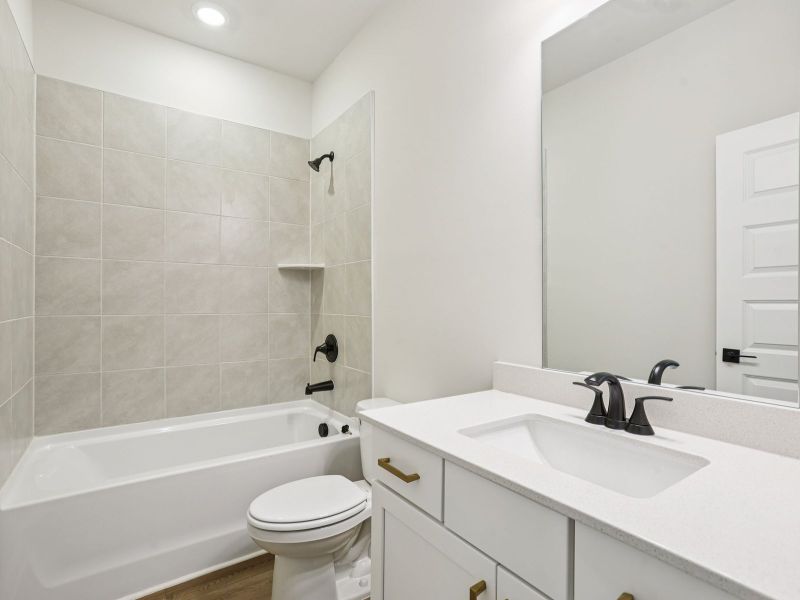 Furnished interior view inside a new home in Hemingway - Highland Series, Cumming (Image 7).