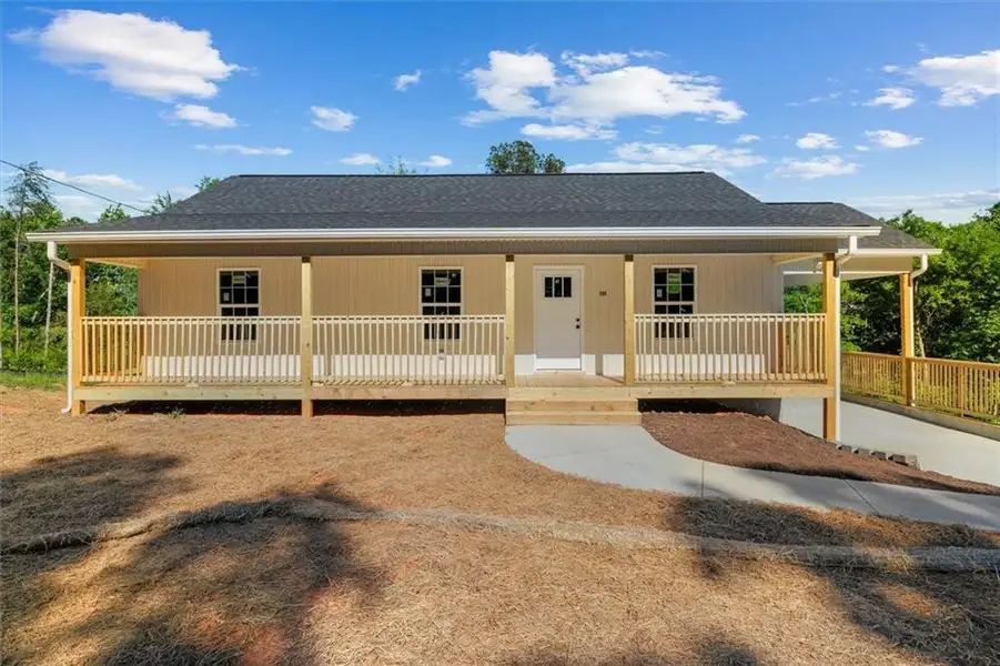 Exterior details and patio area of a home in , Calhoun (Image 2). Exterior details and patio area of a home in , Calhoun (Image 2).