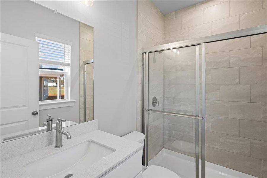 Furnished interior view inside a new home in Creekside at Skelton, Jefferson (Image 16).