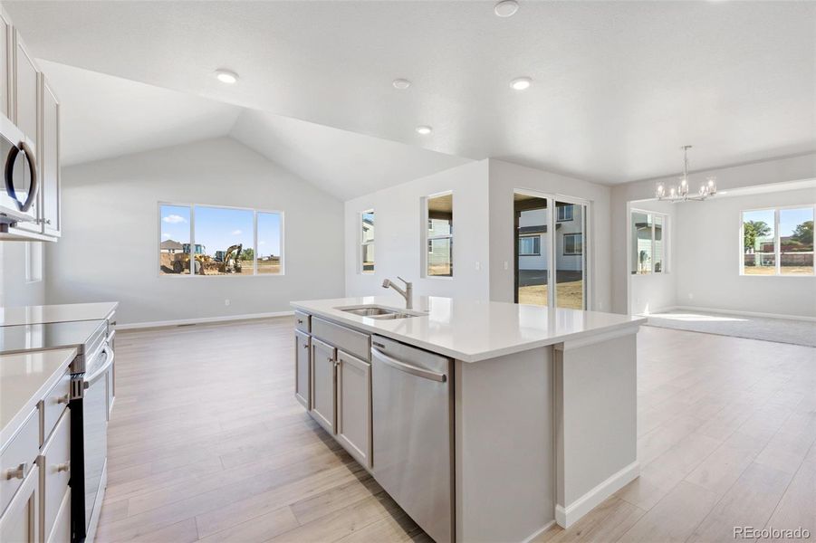 Furnished interior view inside a new home in Cherry Meadows, Brighton (Image 7).