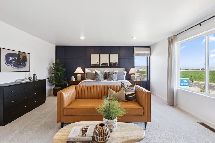 Representative furnished interior of a home built from the Jansen by Landsea Homes in Cherry Meadows, Brighton (Image 47).