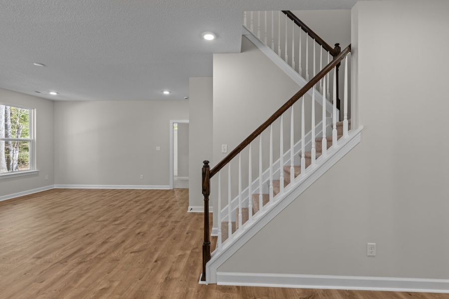 Representative unfurnished interior of a home built from the The Azalea by Chesapeake Homes in The Farm at Neill's Creek, Lillington (Image 30).