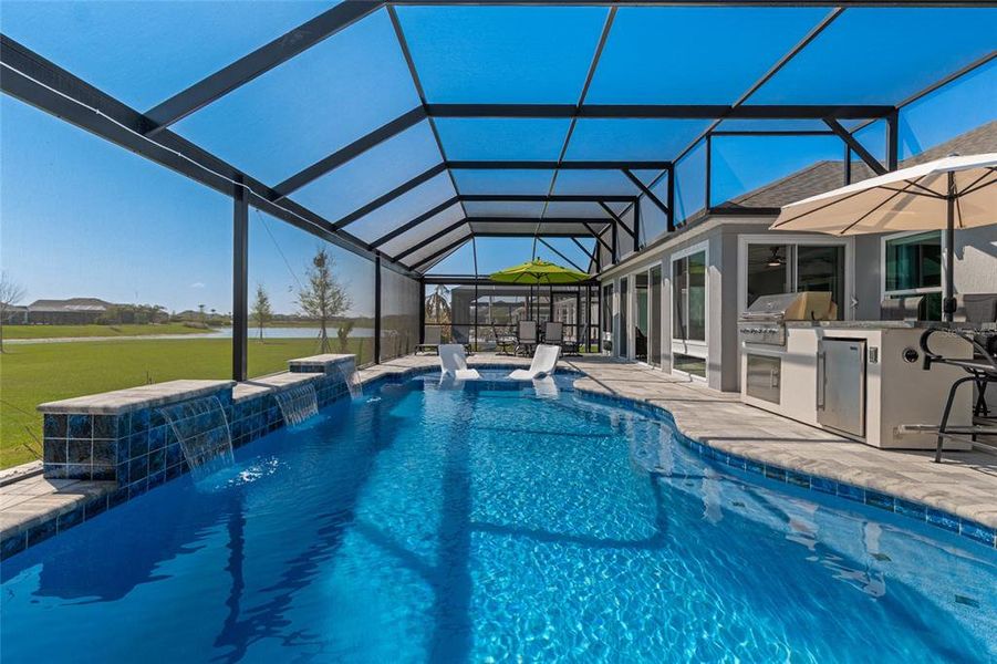 Exterior details and patio area of a home in , The Villages (Image 31).