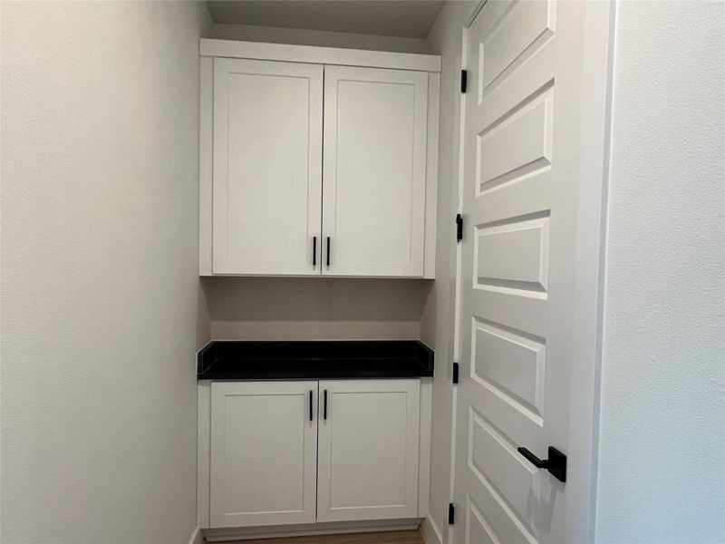 Furnished interior view inside a new home in The Grove, Austin (Image 9).