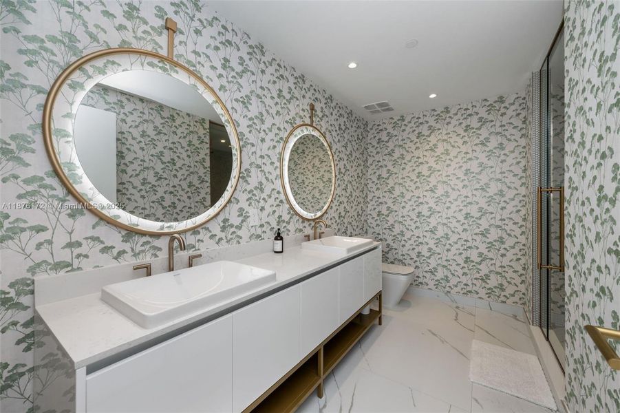 Furnished interior view inside a new home in , Miami (Image 5).