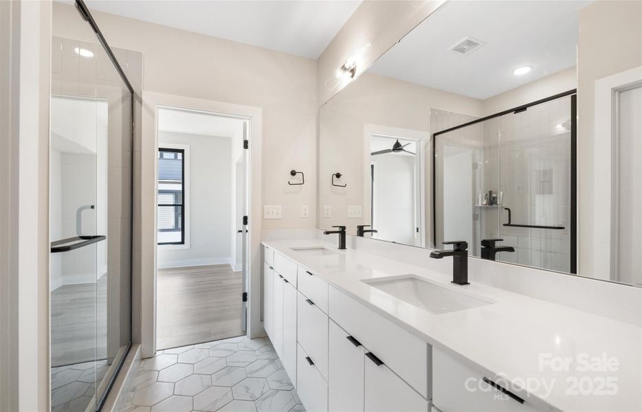 Furnished interior view inside a new home in , Charlotte (Image 11). Furnished interior view inside a new home in , Charlotte (Image 11).