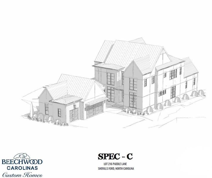 Front exterior of a new home in Lakeside Pointe, Sherrills Ford, NC, highlighting curb appeal (Image 2). Front exterior of a new home in Lakeside Pointe, Sherrills Ford, NC, highlighting curb appeal (Image 2).