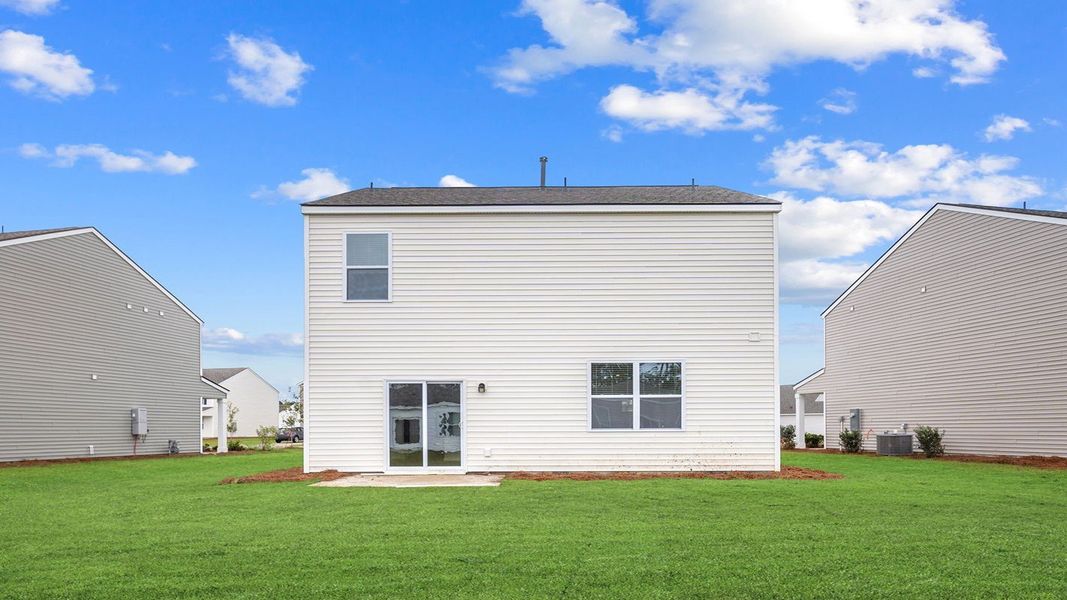Exterior details and patio area of a home in The Retreat at East Argent, Ridgeland (Image 3).
