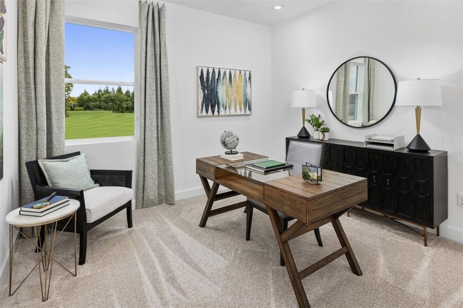 Furnished interior view inside a new home in Wellen Park, Venice (Image 12).