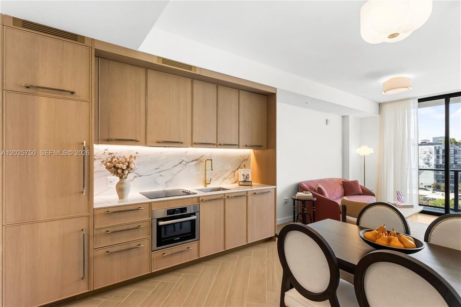 Furnished interior view inside a new home in , Miami (Image 5).