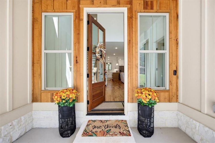 Exterior details and patio area of a home in , Ball Ground (Image 3).