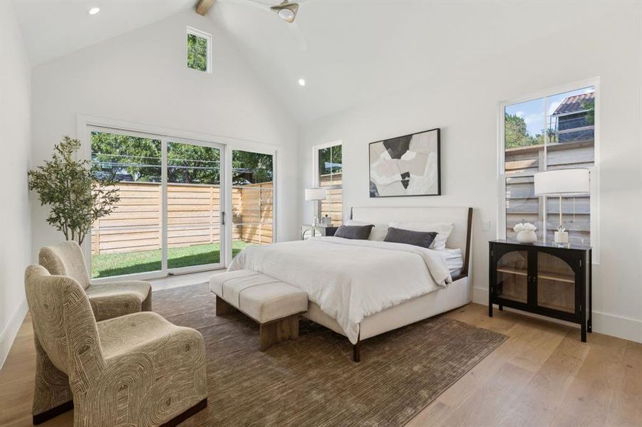 Furnished interior view inside a new home in , Dallas (Image 9).