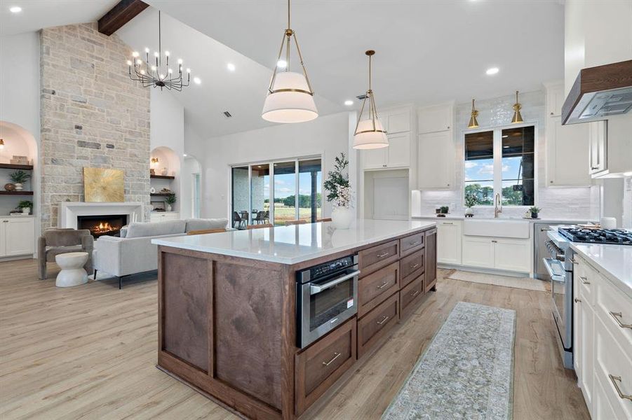 Furnished interior view inside a new home in , Krum (Image 29).