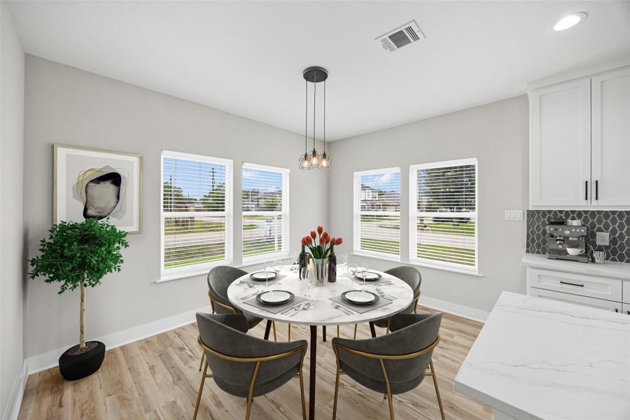 Furnished interior view inside a new home in , Houston (Image 13).