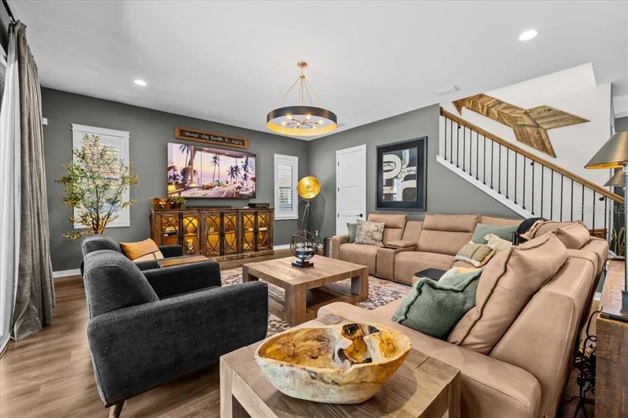 Furnished interior view inside a new home in , Tampa (Image 37).