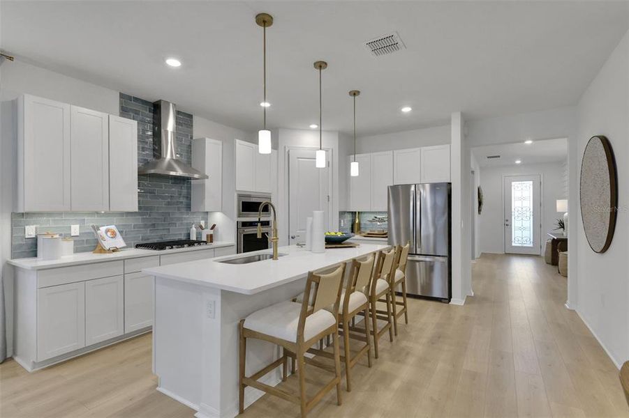 Furnished interior view inside a new home in Creekside Run at Babcock Ranch, Punta Gorda (Image 15).
