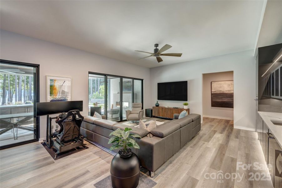 Furnished interior view inside a new home in , Belmont (Image 32).