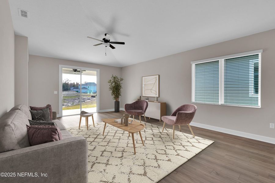 Furnished interior view inside a new home in Jennings Farm, Middleburg (Image 4). Furnished interior view inside a new home in Jennings Farm, Middleburg (Image 4).