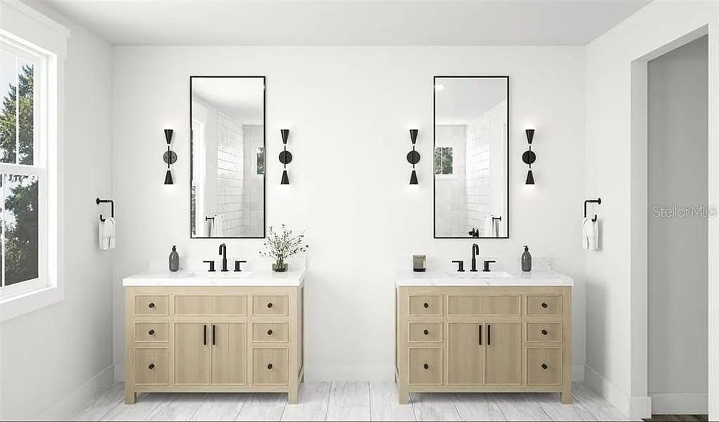 Furnished interior view inside a new home in , Tampa (Image 8).