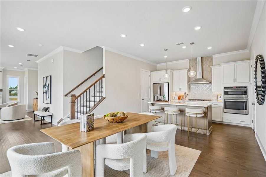 Furnished interior view inside a new home in Aberdeen, Hoschton (Image 16).