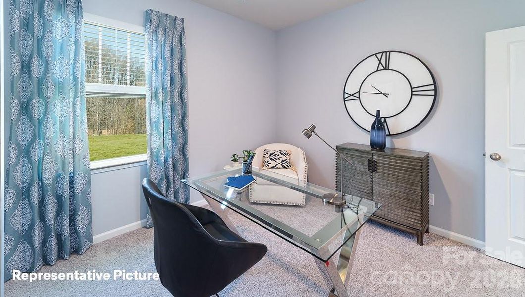 Furnished interior view inside a new home in Villages of Maiden, Maiden (Image 7).