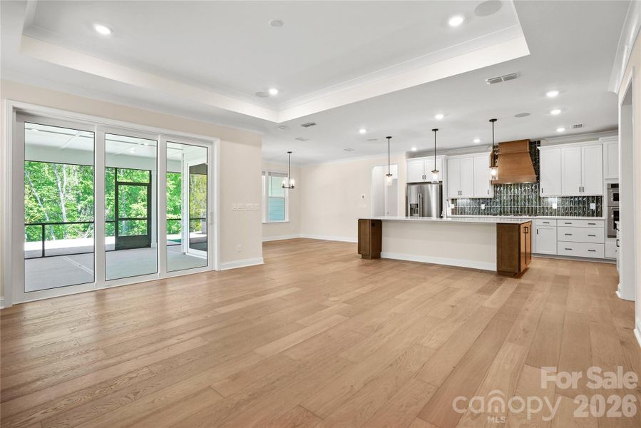 Spacious, unfurnished interior of a new home in Carolina Riverside, Belmont (Image 21).