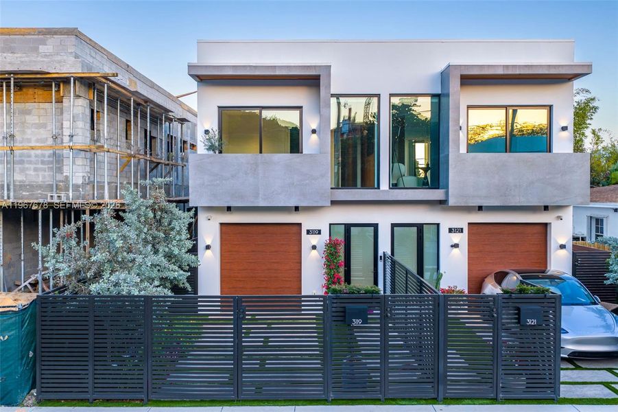 Exterior details and patio area of a home in , Miami (Image 64).