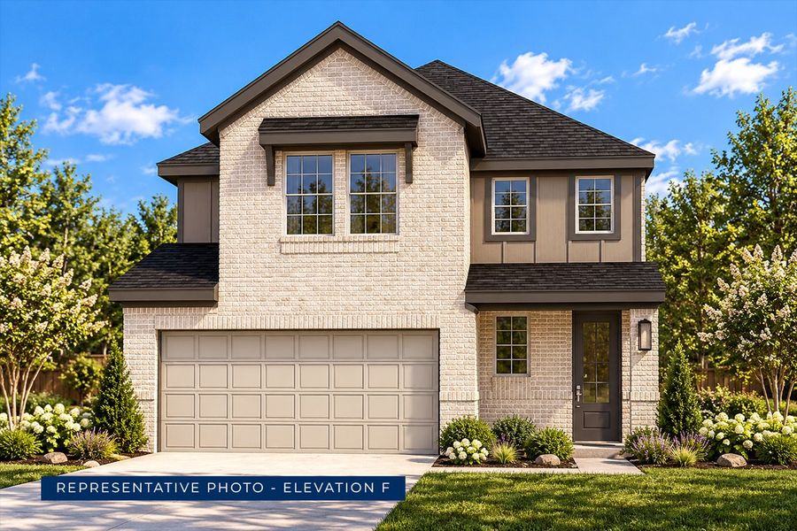 Representative exterior photo of a completed home built from the Jackson F by First Texas Homes in Oaklawn, Van Alstyne, TX (Image 13).