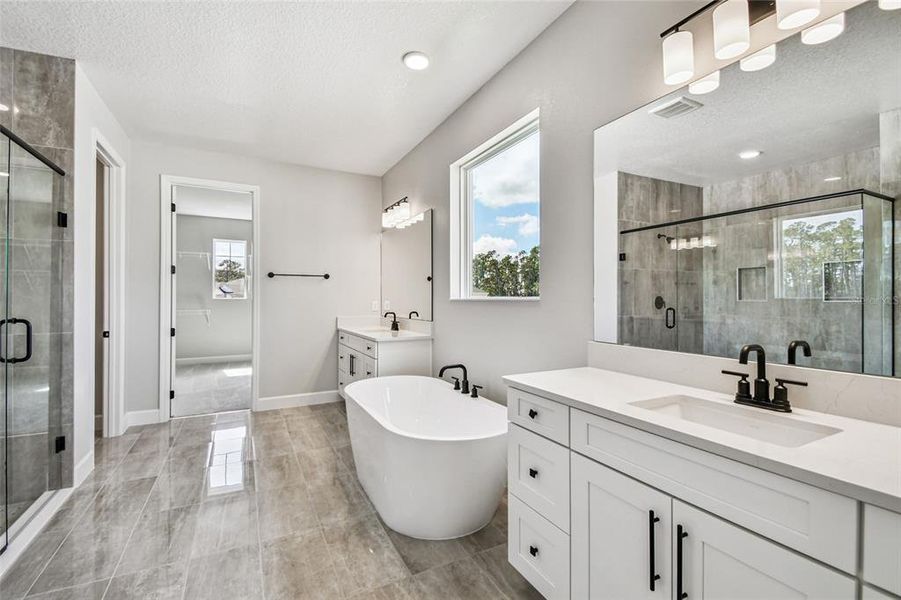 Furnished interior view inside a new home in Solace at Corner Lake, Orlando (Image 15).