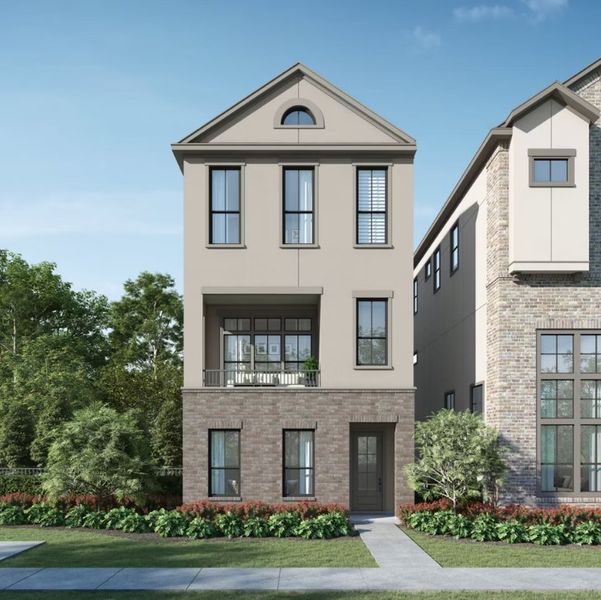 Representative exterior photo of a completed home built from the The Rosalie by Riverway Homes in Somerset Green, Houston, TX (Image 2). Representative exterior photo of a completed home built from the The Rosalie by Riverway Homes in Somerset Green, Houston, TX (Image 2).