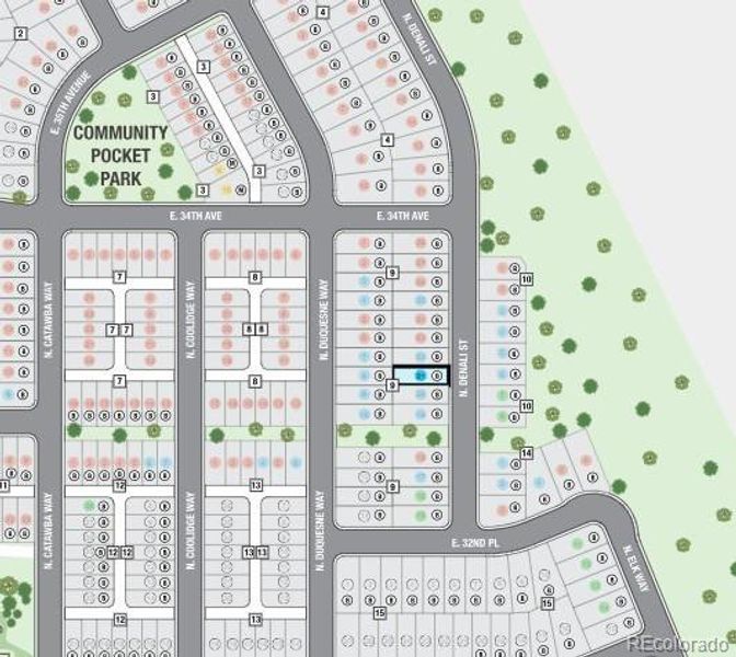 3329 N Denali Street sitemap location