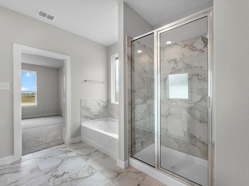 Furnished interior view inside a new home in Mason Woods, Cypress (Image 6).