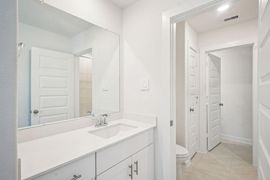 Photo is not of the actual home, but is an inspirational photo of builder’s model home and may depict options, furnishings, and/or decorator features that are not included