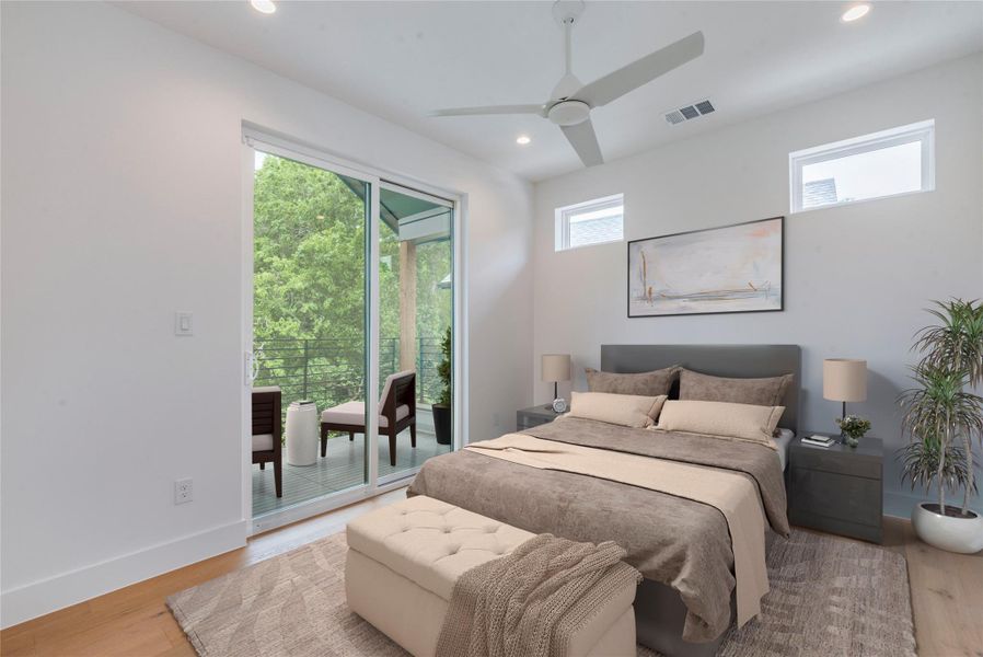 Furnished interior view inside a new home in , Austin (Image 8). Furnished interior view inside a new home in , Austin (Image 8).