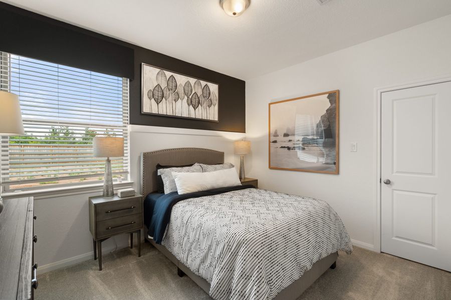 Furnished interior view inside a new home in Woodforest, Montgomery (Image 12). Furnished interior view inside a new home in Woodforest, Montgomery (Image 12).