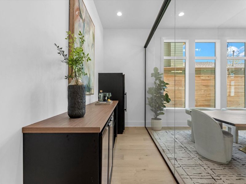 Furnished interior view inside a new home in , Houston (Image 9).