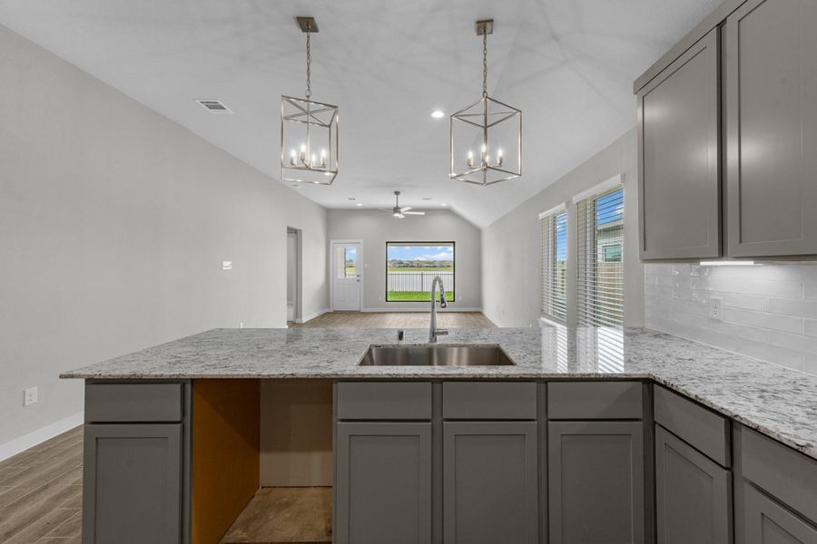 Furnished interior view inside a new home in Huntington Place, Rosharon (Image 10).