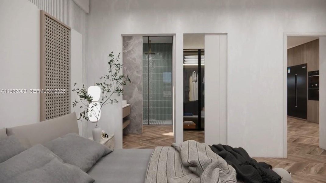 Furnished interior view inside a new home in , Miami (Image 12). Furnished interior view inside a new home in , Miami (Image 12).