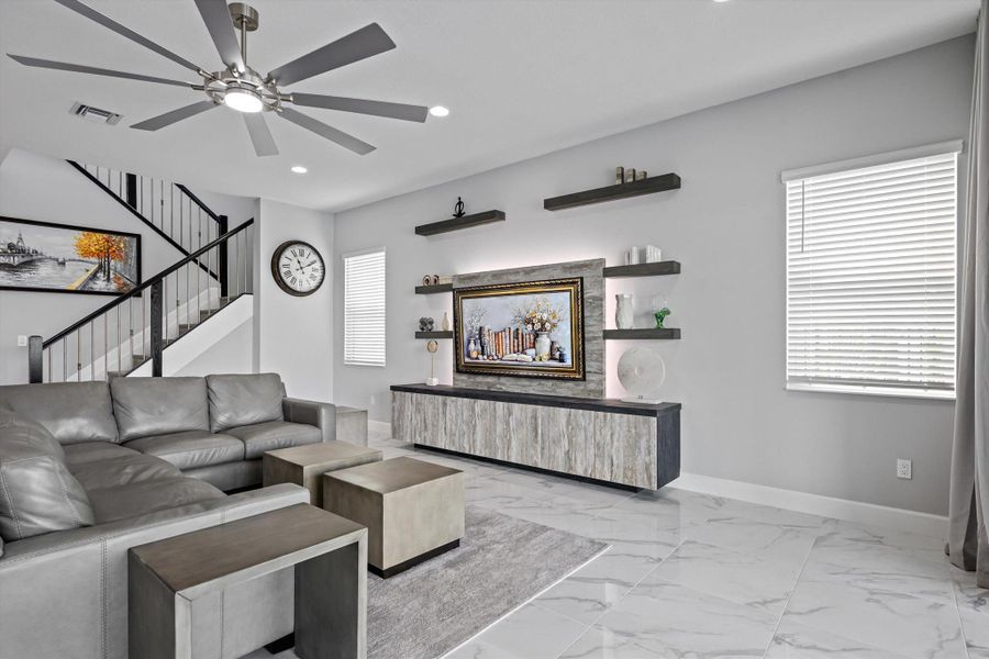 Furnished interior view inside a new home in , Westlake (Image 24). Furnished interior view inside a new home in , Westlake (Image 24).