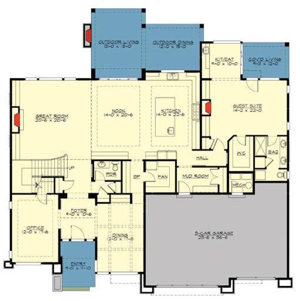 2D floor plan layout of this home in , Atlanta, GA (Image 3). 2D floor plan layout of this home in , Atlanta, GA (Image 3).
