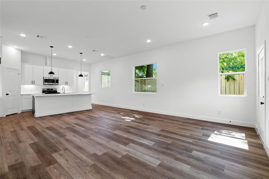 Spacious, unfurnished interior of a new home in , Houston (Image 15). Spacious, unfurnished interior of a new home in , Houston (Image 15).